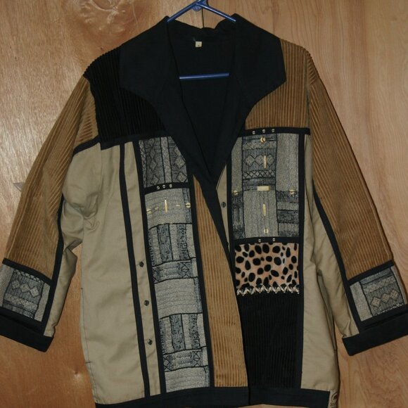 Solveig Bohemian Ladies' Reversible Jacket from South Africa R-959 - Picture 2 of 9